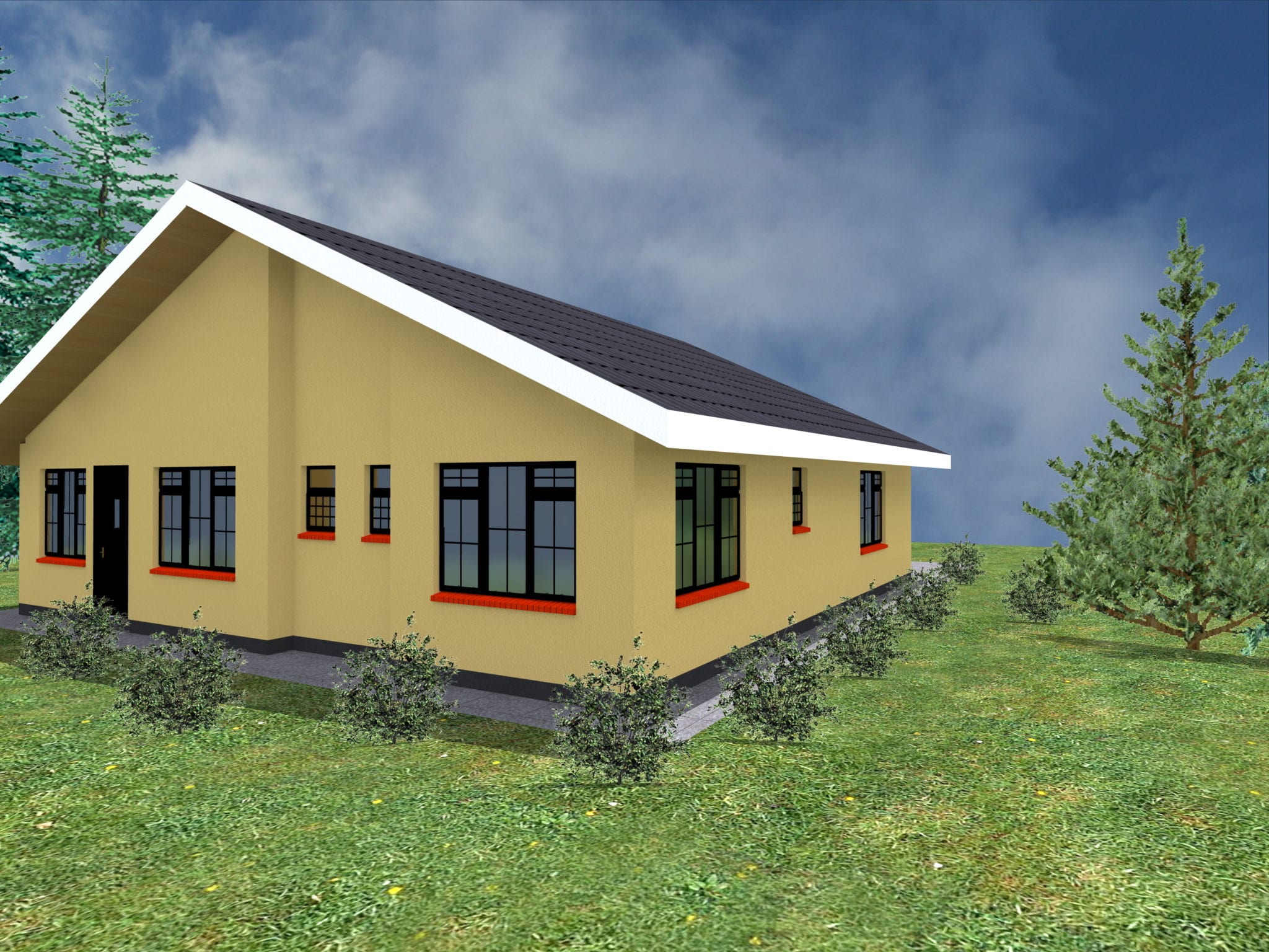 Simple 3 bedroom  house  plans  without  garage  HPD Consult