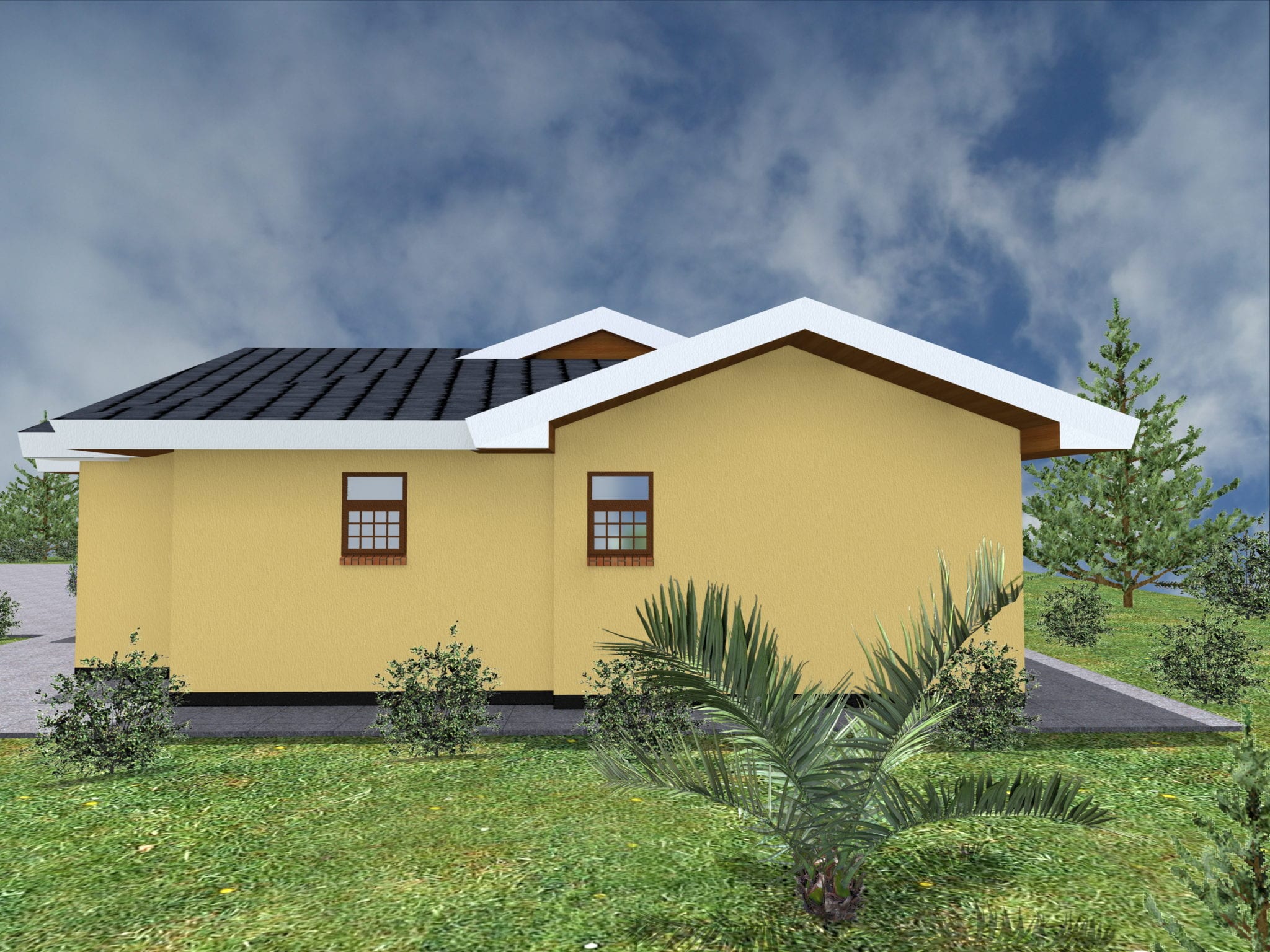 Simple three  bedroom  house  plans  in Kenya  HPD Consult