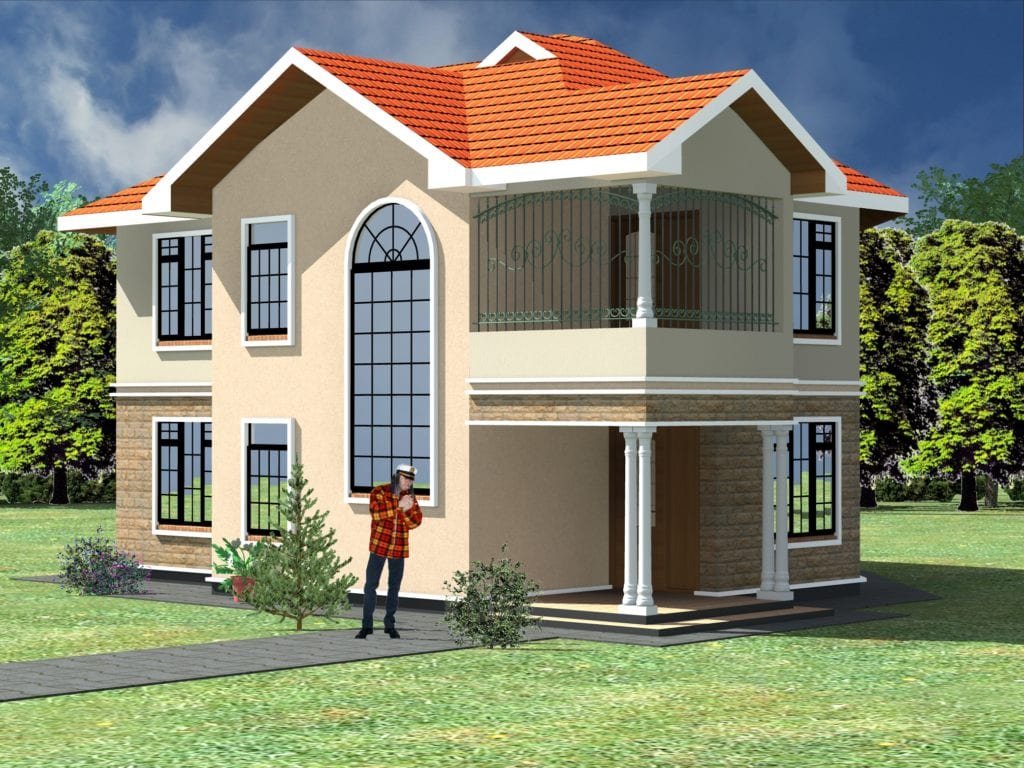 3 Bedroom Maisonette House Plans In Kenya HPD Consult