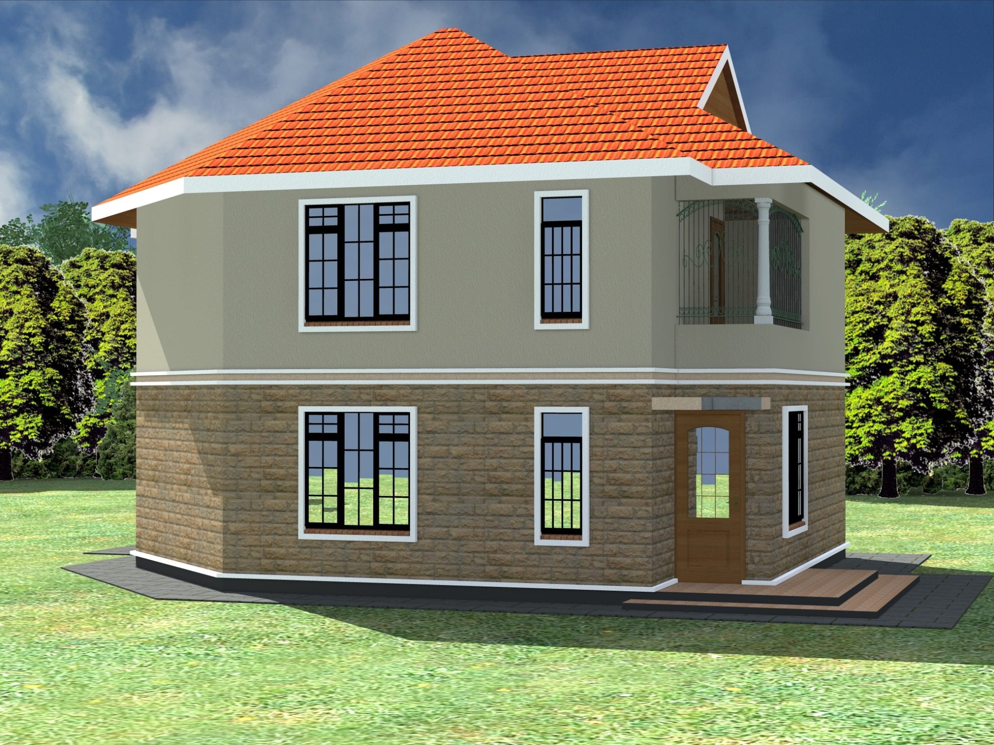 3 Bedroom Maisonette House Plans In Kenya HPD Consult