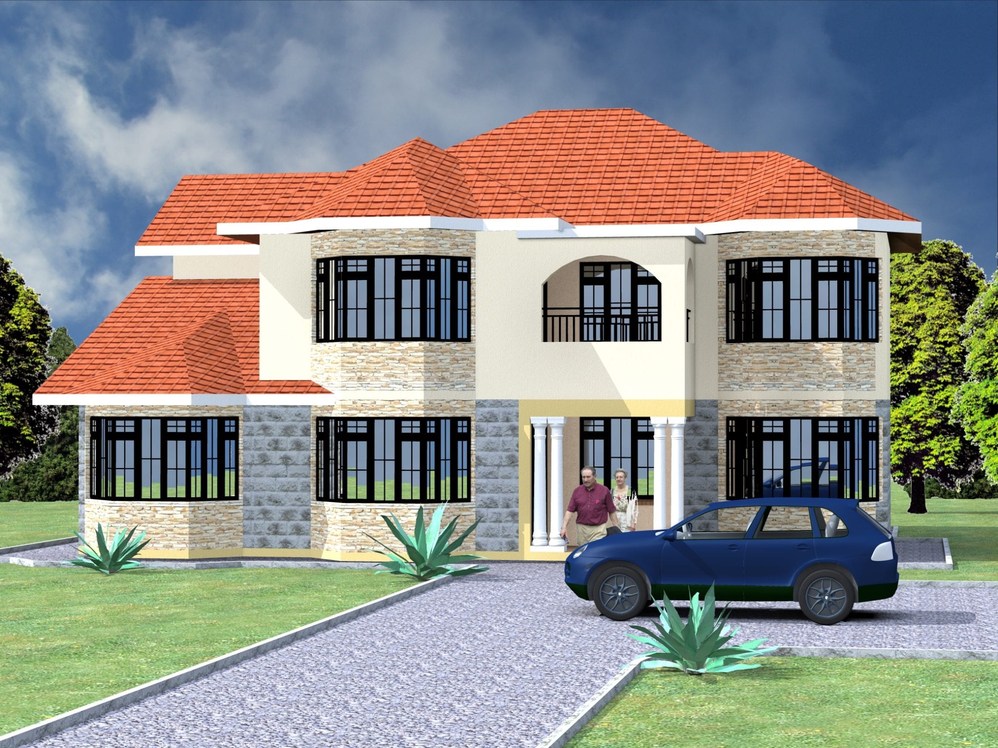 5 Bedroom Maisonette House Plans In Kenya - burnsocial