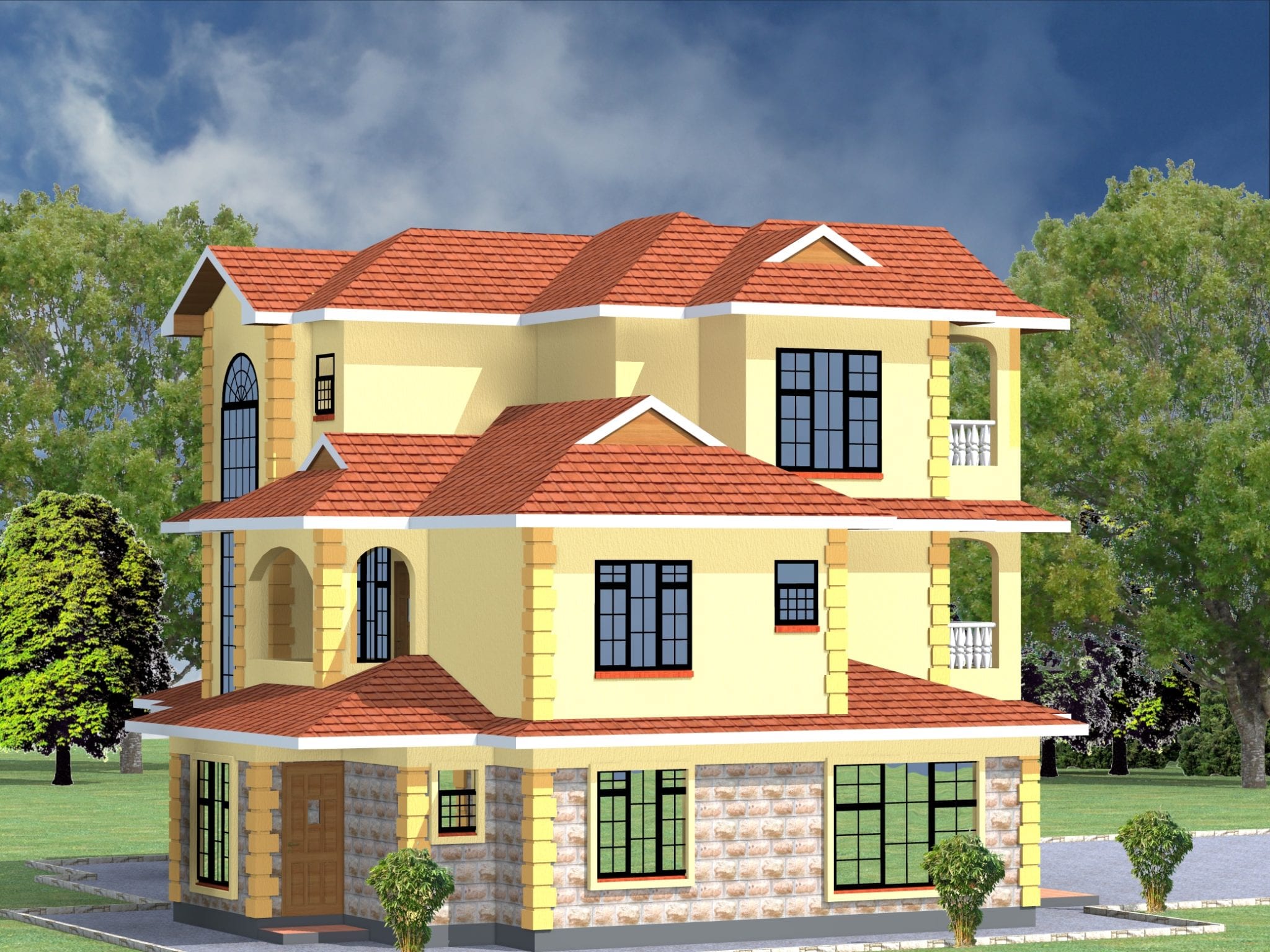 4 Bedroom Maisonette House Designs in Kenya [Check Details ...