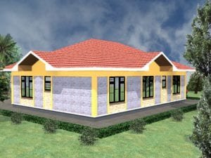 Four bedroom bungalow house plans in kenya |HPD Consult