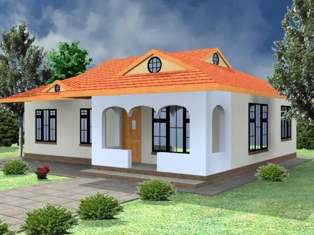 Some Best House Plans in Kenya: 3 Bedrooms Bungalows| HPD