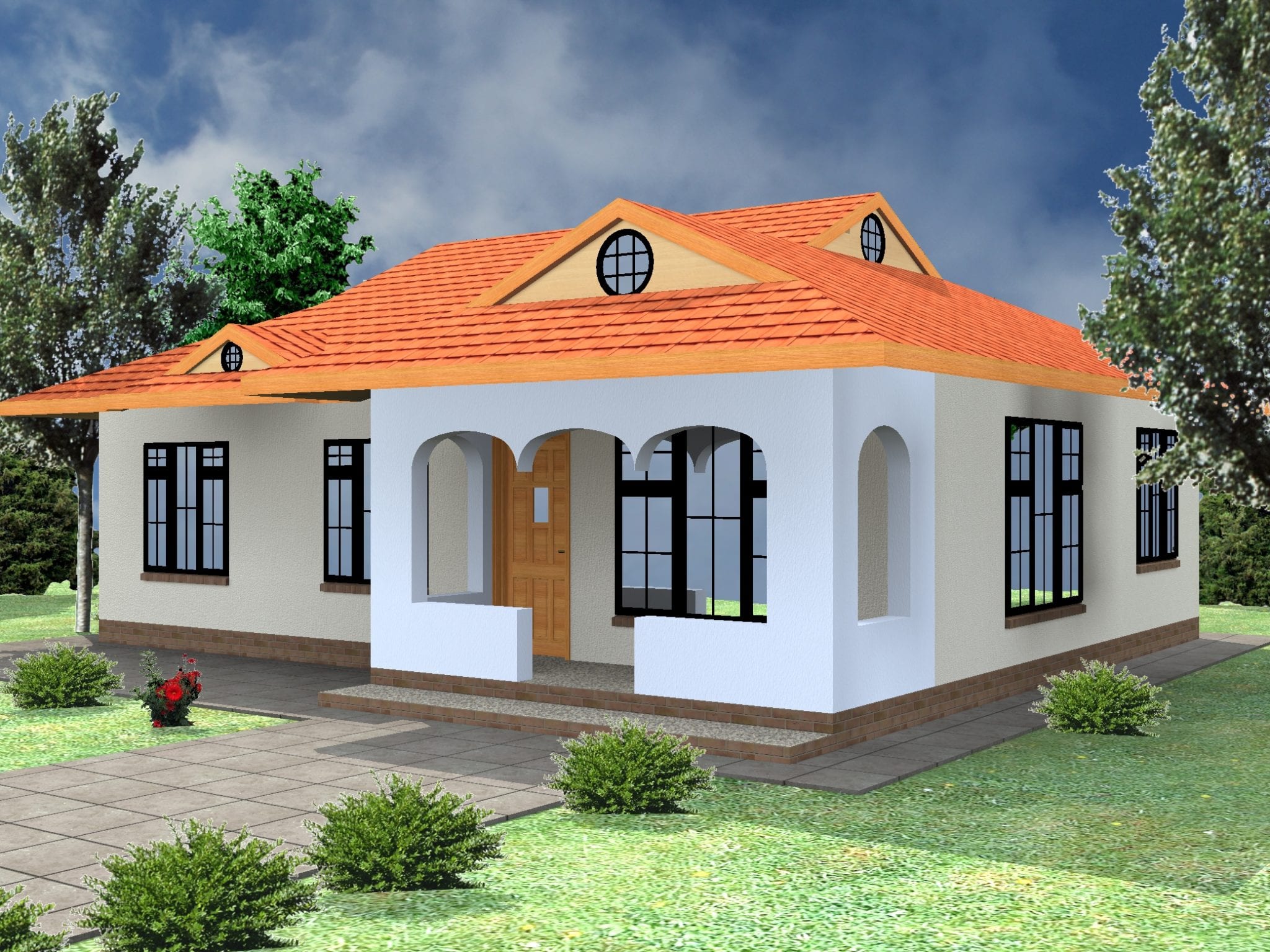 Some Best  House  Plans  in Kenya  3 Bedrooms Bungalows HPD