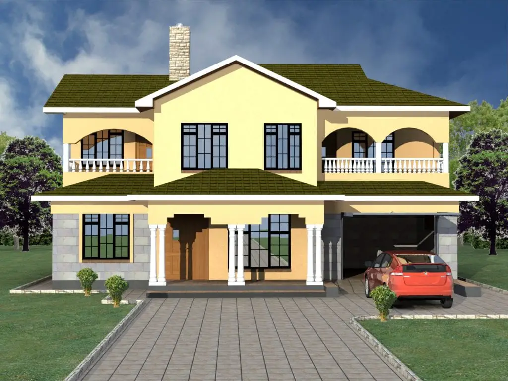 4 Bedroom 2 story house plans Details Here | HPD Consult