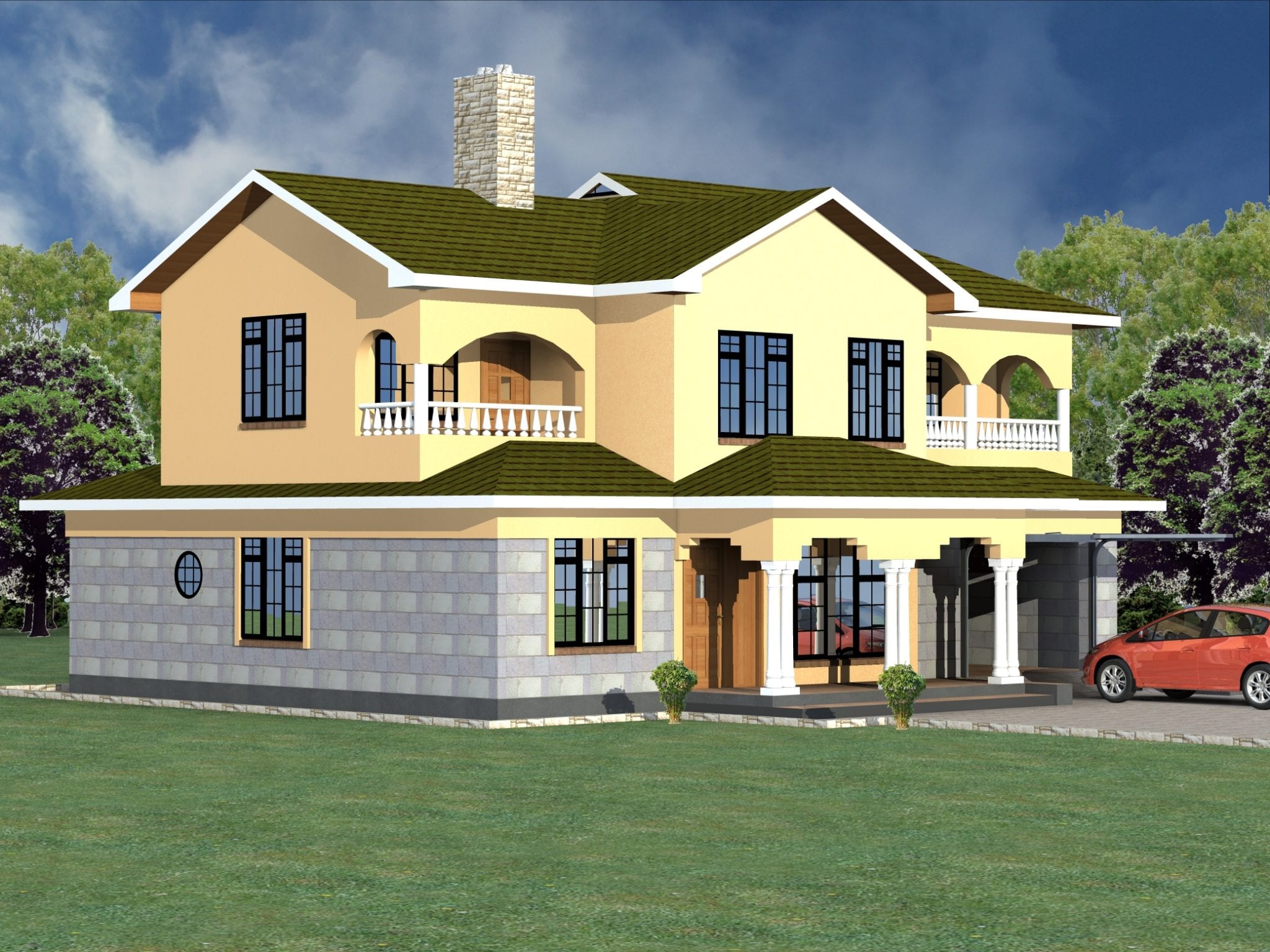 4  Bedroom  2  story  house  plans  Details Here HPD Consult