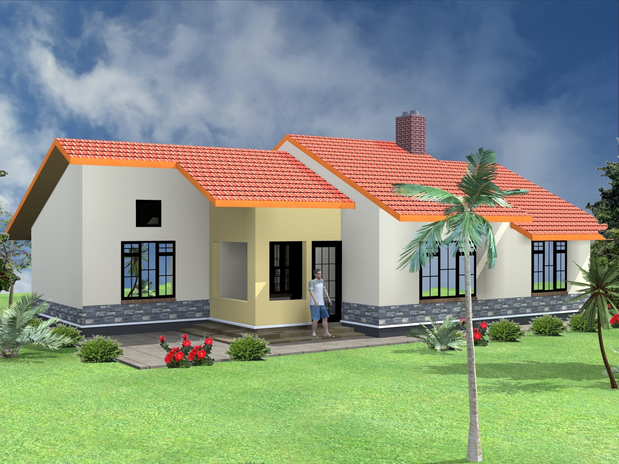 Simple Three Bedroom House Plans In Kenya
