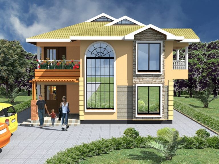 3 Bedroom Maisonette House Plans | HPD Consult