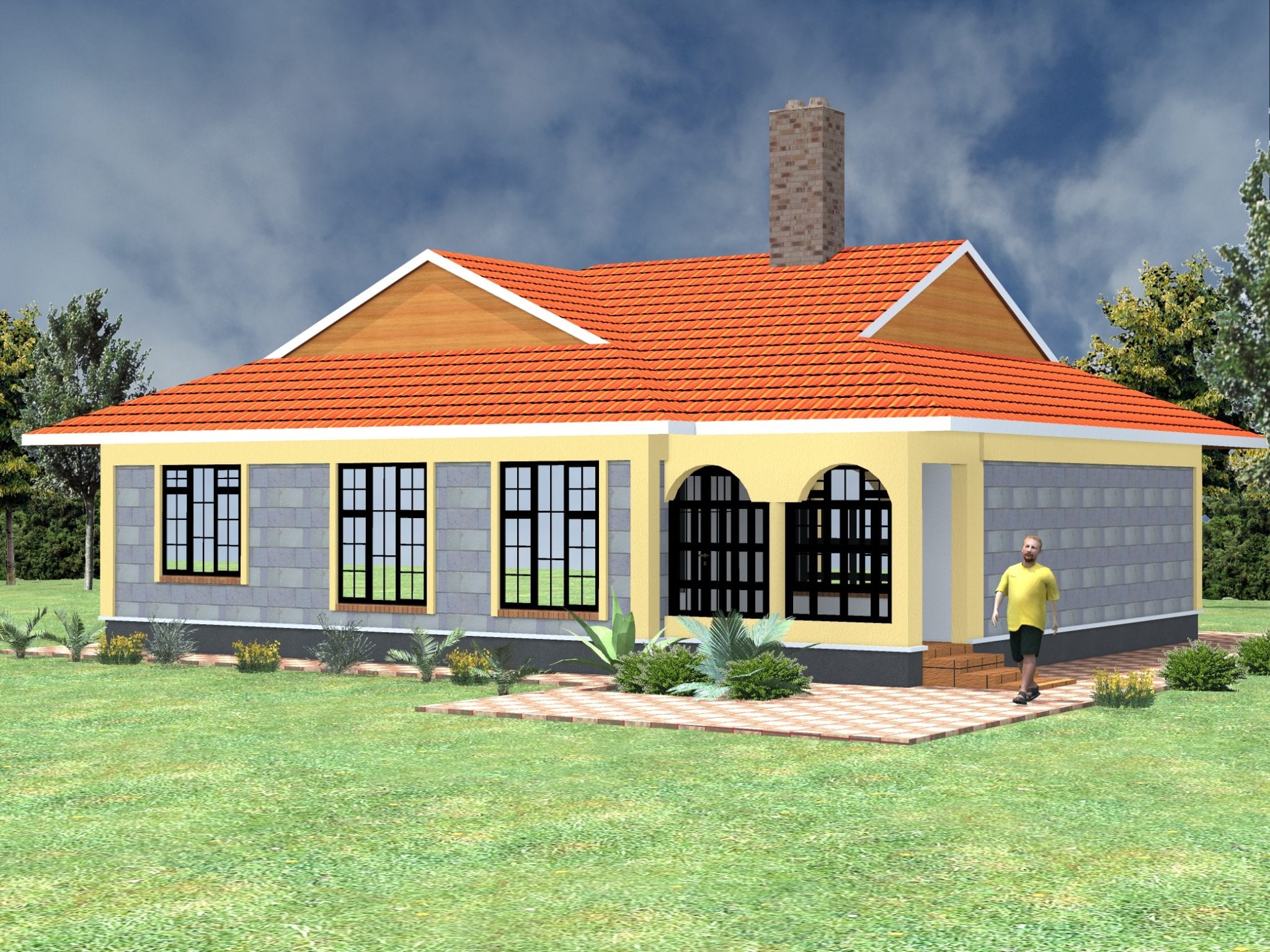 3 bedroom  house  plans  in kenya  pdf  HPD Consult