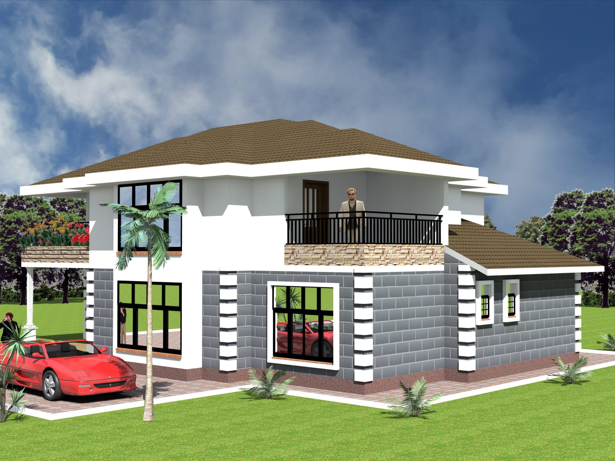 Brilliantly Designed 4 Bedroom Maisonette House Plan HPD Consult