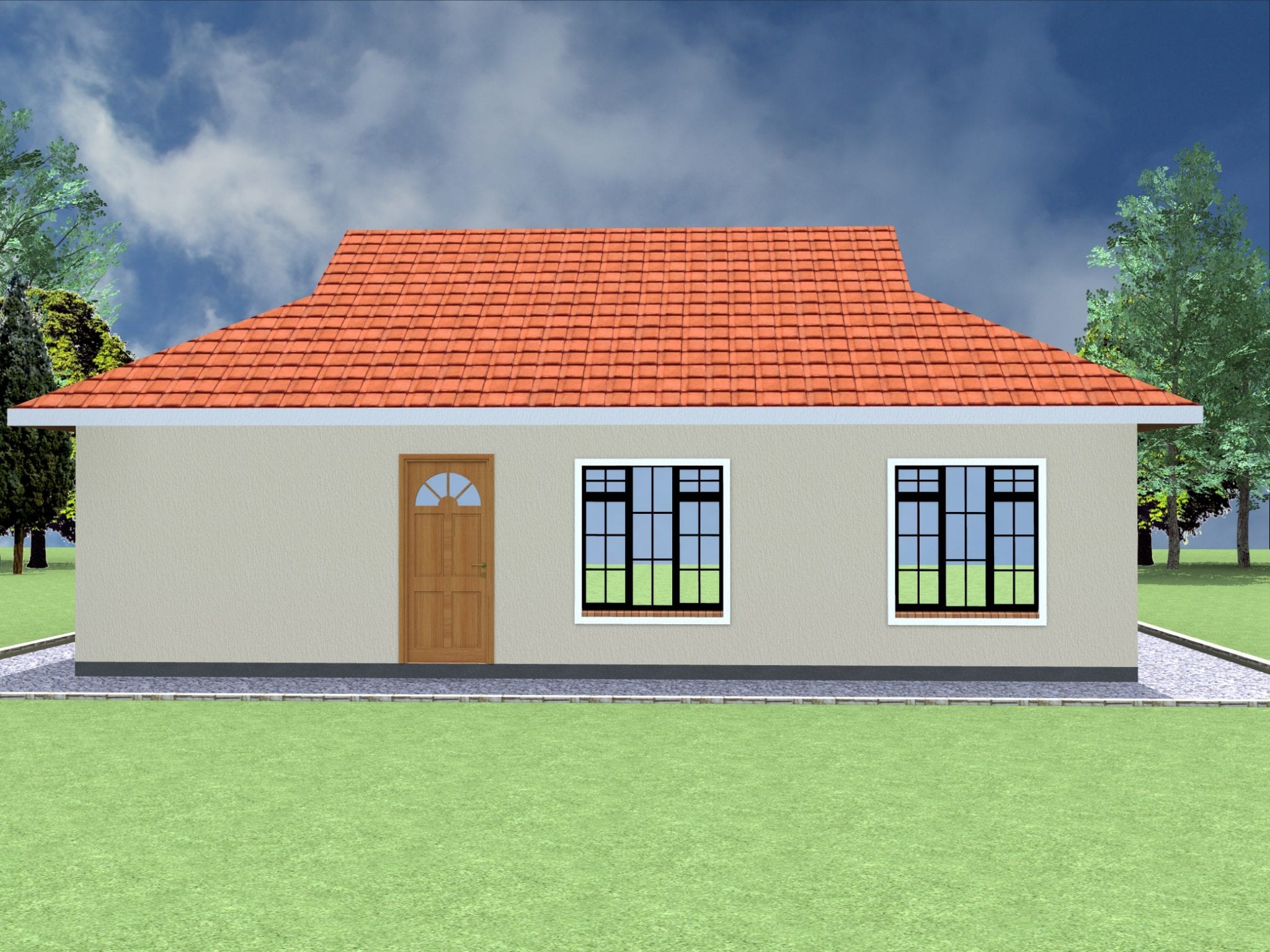 Amazing Style 24+ Simple 2 Bedroom House Plan Kenya