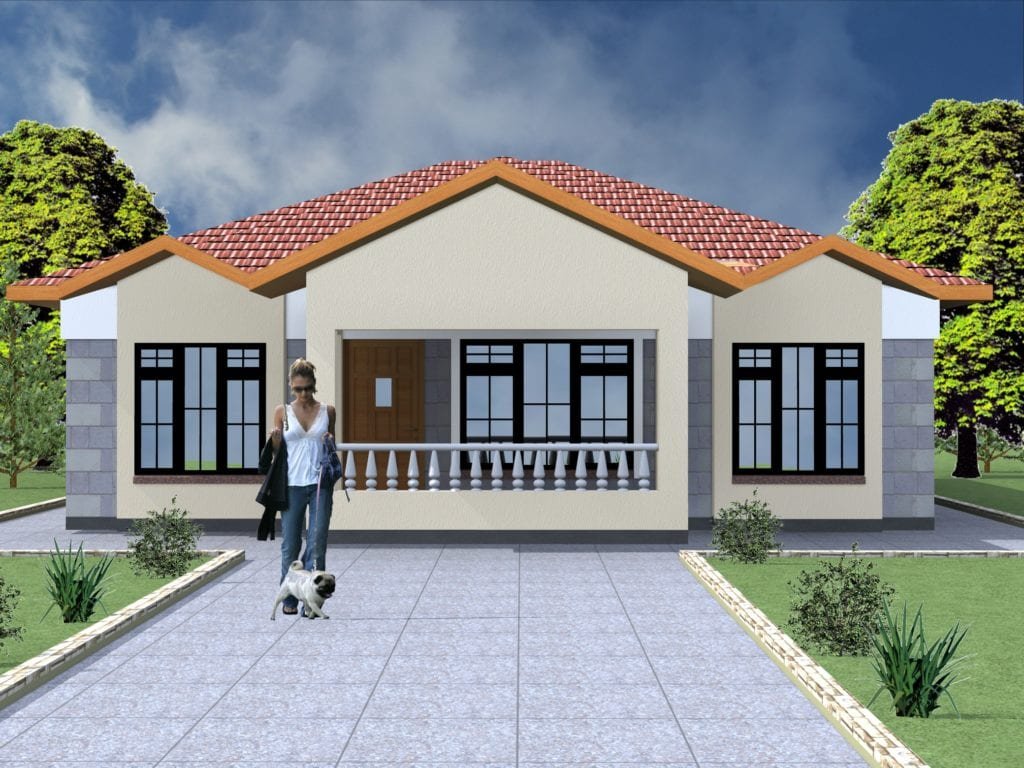 2 bedroom floor plan bungalow |HPD Consult