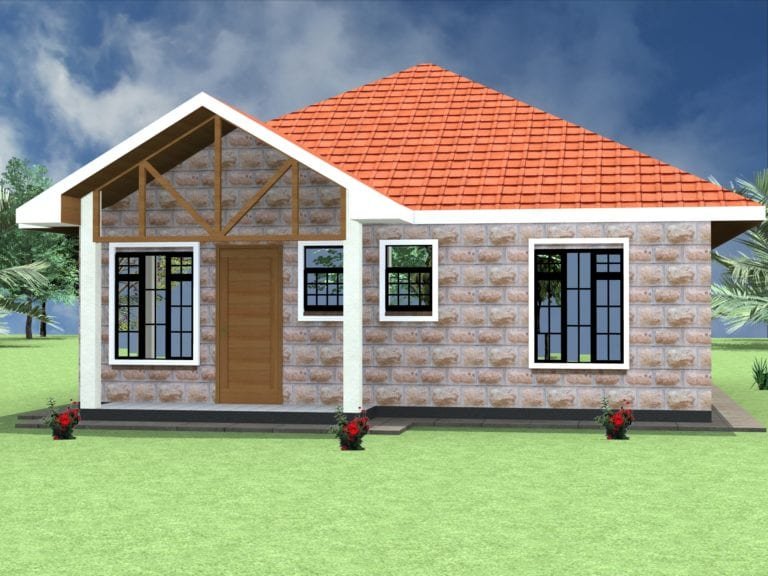 Three bedroom simple house plans design |HPD Consult