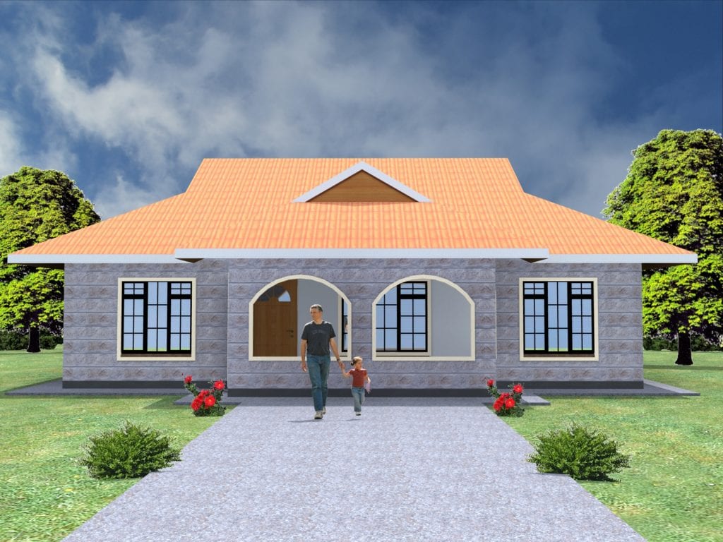  Three  bedroom  house  plans  in kenya  HPD Consult