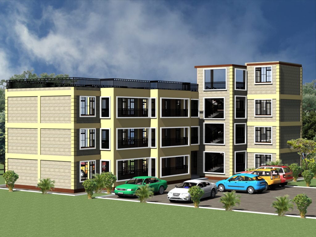 Apartment Design Plans 1 & 2 Bedrooms on 50*100 plot | HPD ...