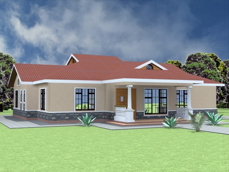 Small 3 Bedroom House Plans Design | HPD Consult