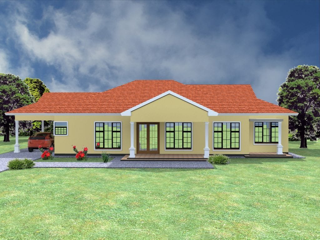 Four bedroom house plan in Kenya | HPD Consult