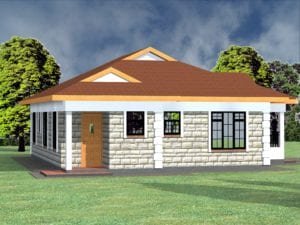 Free 3 Bedroom House Plans Design | HPD Consult