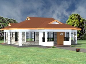 Free 3 Bedroom House Plans Design | HPD Consult