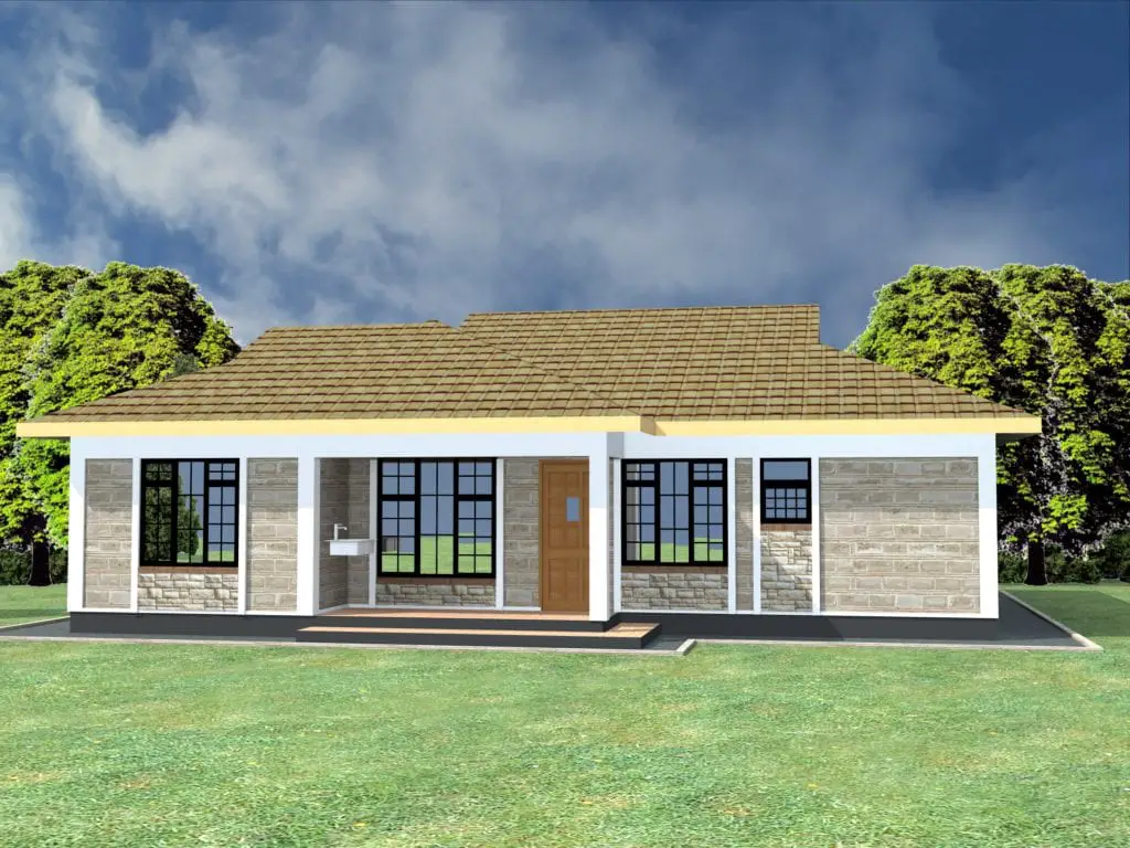 Simple 3  Bedroom  House  Plans  Without  Garage  HPD Consult