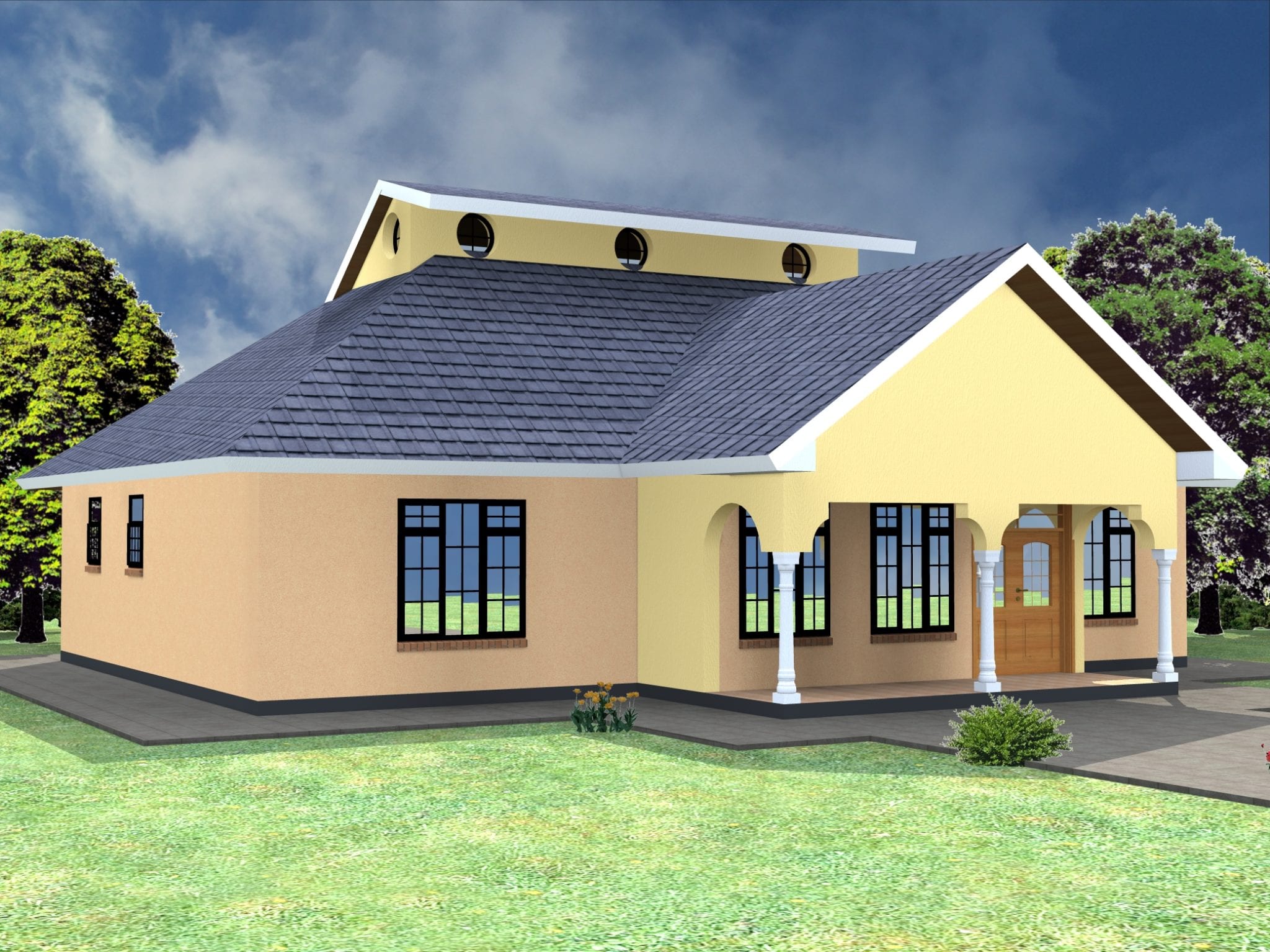 Simple 3 Bedroom House Plans Without Garage HPD Consult