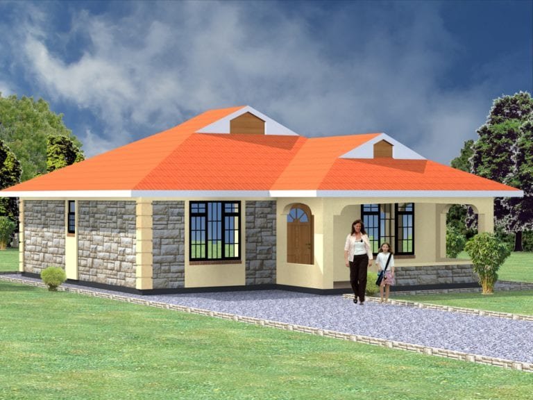 Elegant bungalow house design | HPD Consult