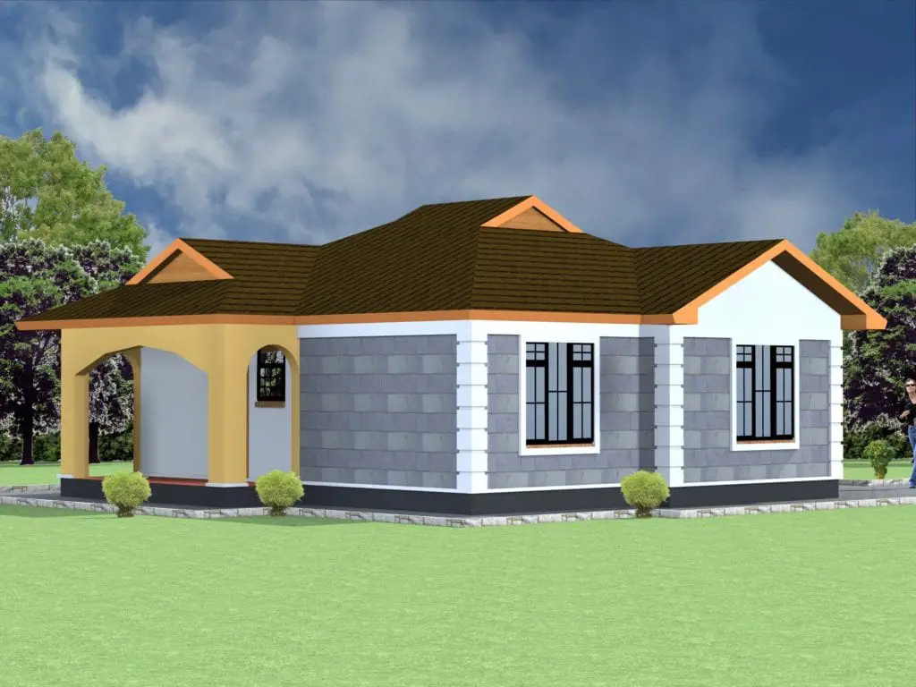 2 Bedroom House Plans pdf Free Download | HPD Consult