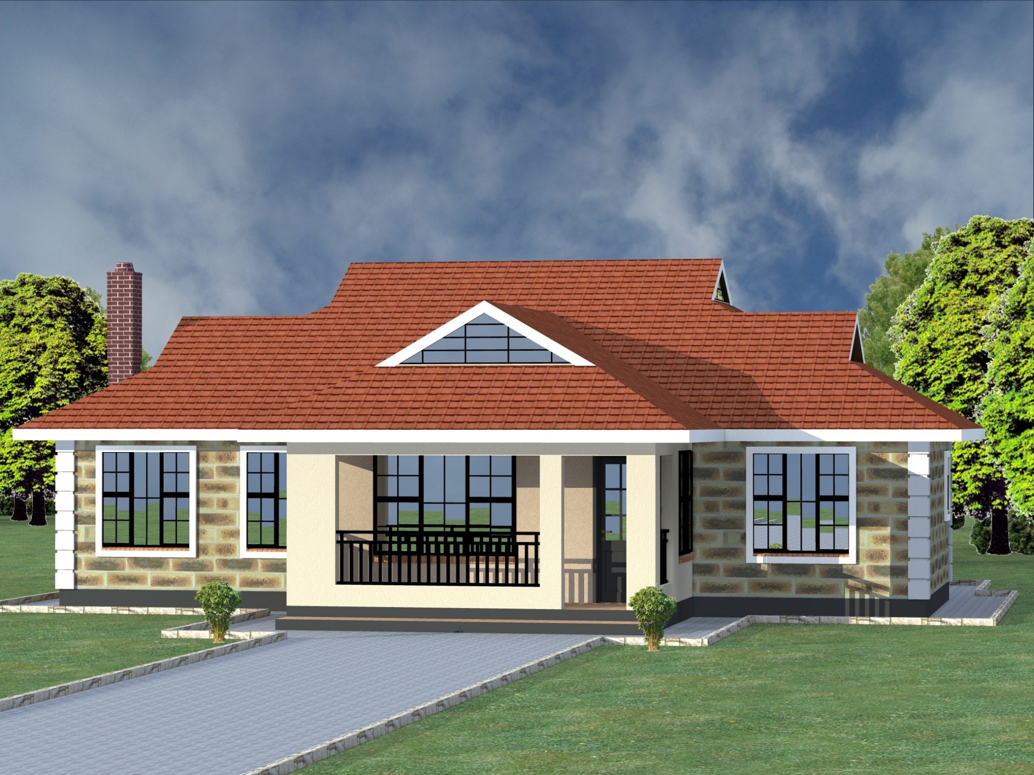 Beautiful bungalow design in Kenya HPD consult