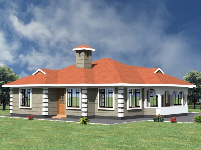 Simple 4 bedroom house plans in kenya |HPD Consult