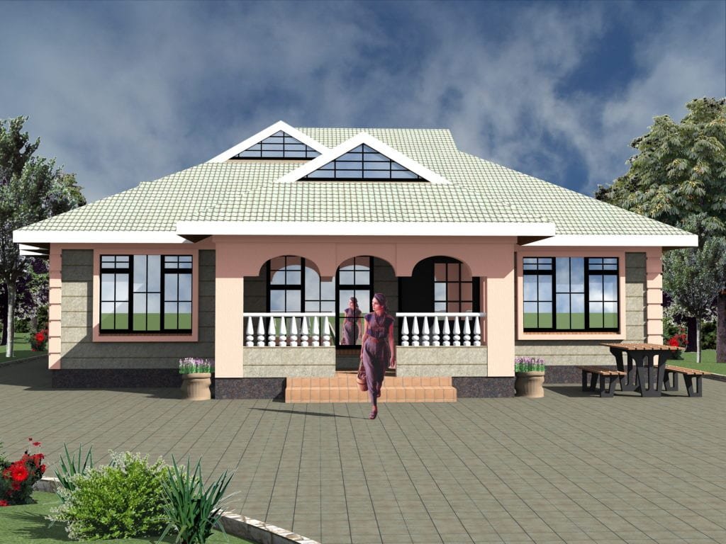 Magnificent 3 Bedroom Bungalow House Plan Design|HPD Consult