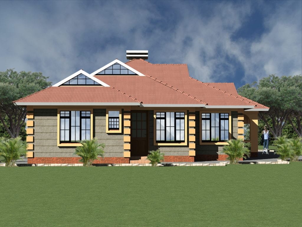 4 Bedroom Single Story House Plan Designs |HPD Consult