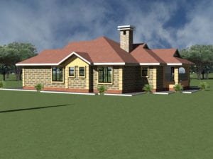 Simple Spacious Four Bedroom House Plans | HPD Consult