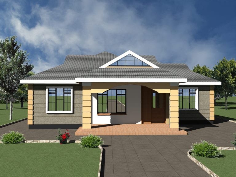 Low Budget Modern 3 Bedroom House Design | HPD Consult