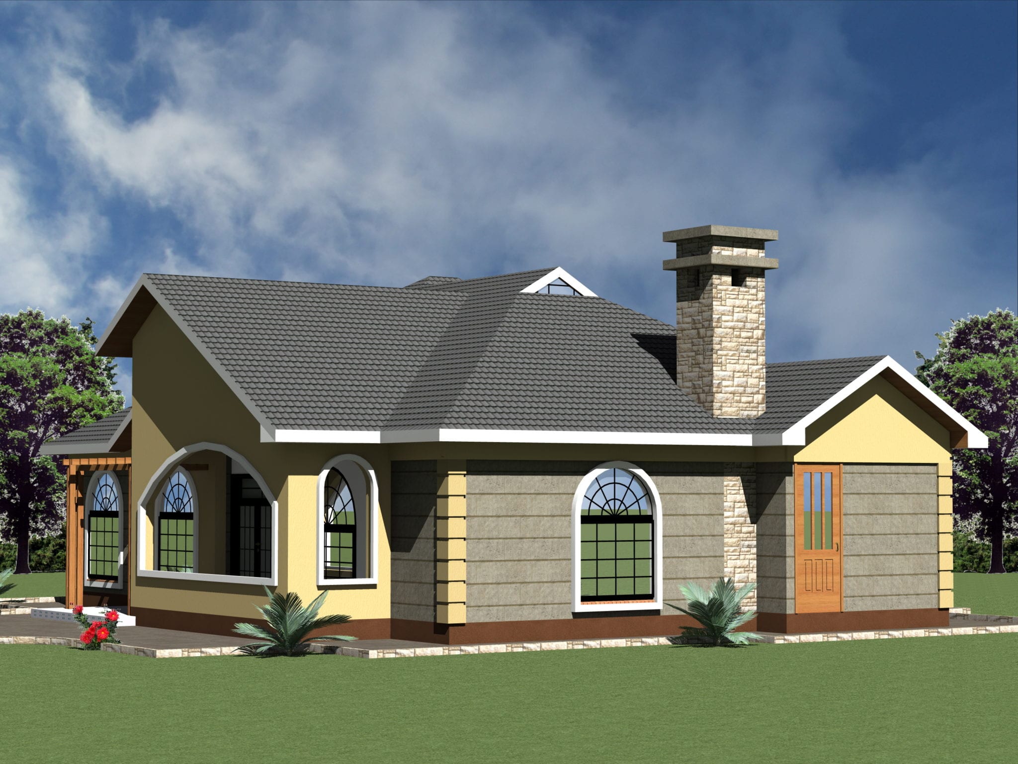 Some Best House Plans In Kenya 3 Bedrooms Bungalows HPD