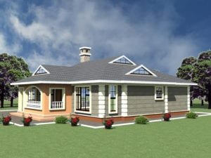 Simple Spacious 3 Bedroom House Designs | HPD Consult