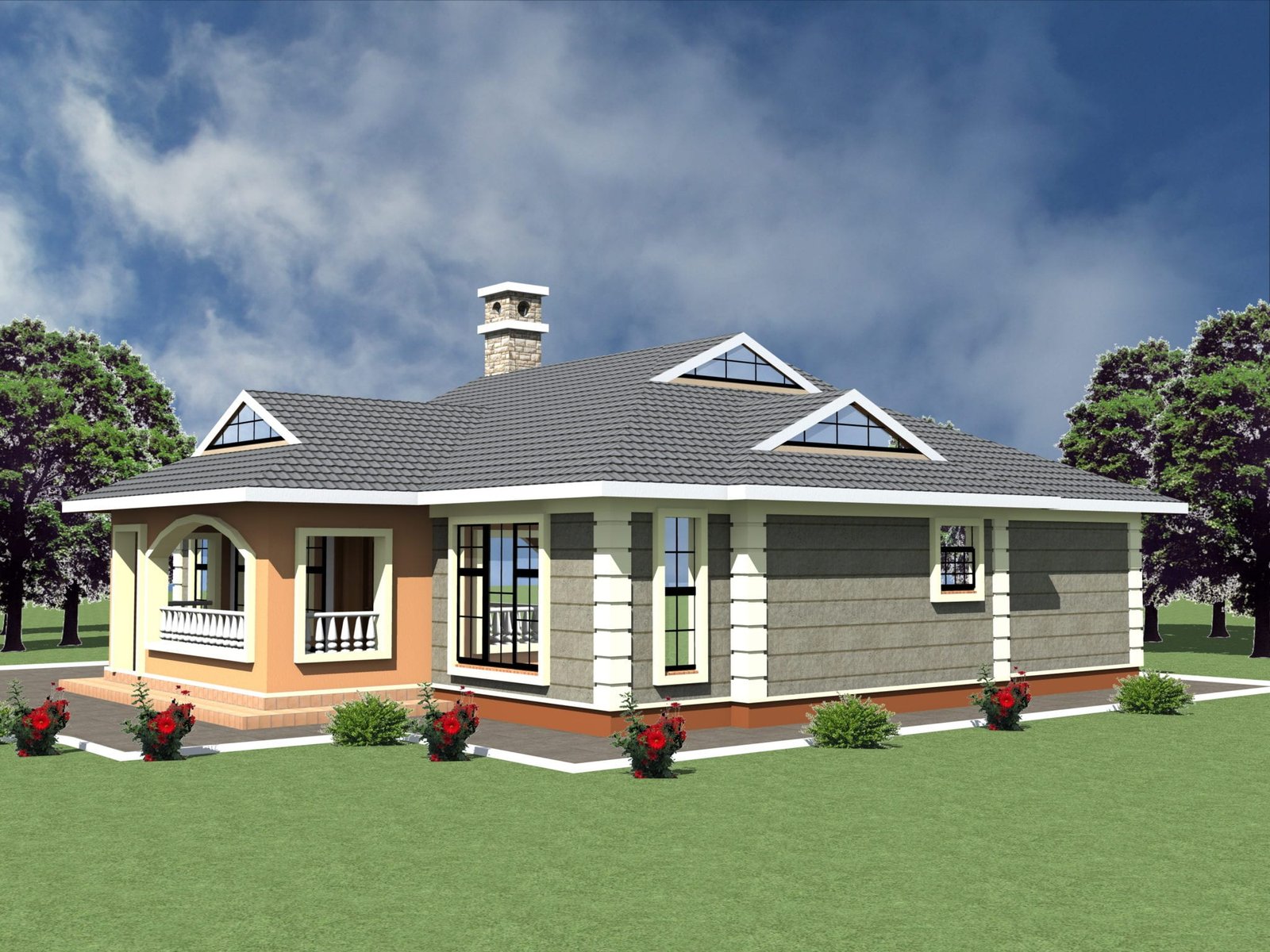 Spacious 3 Bedroom House Plans Gbgerty