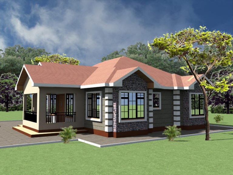 4 Bedroom Bungalow House Plan Design |HPD Consult