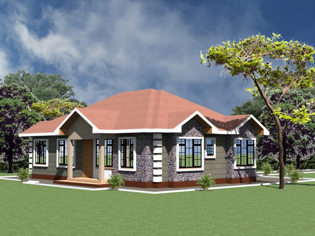 4 Bedroom Bungalow House Plan Design |HPD Consult