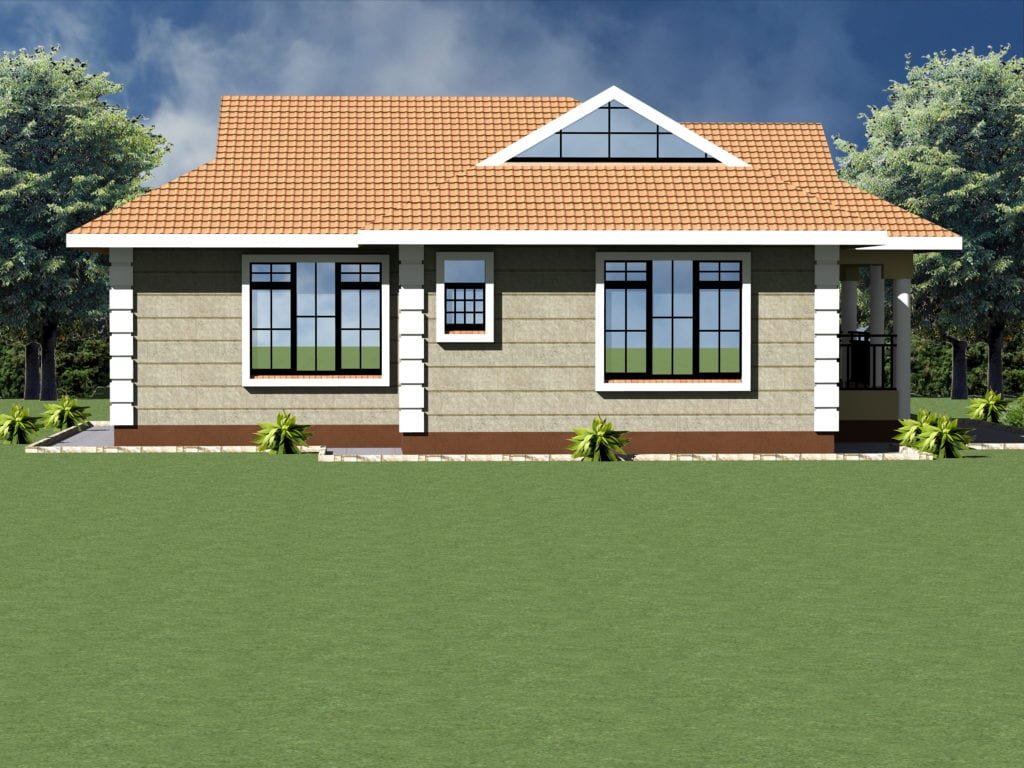 Exquisite 2 Bedroom House Plan Design | HPD Consult