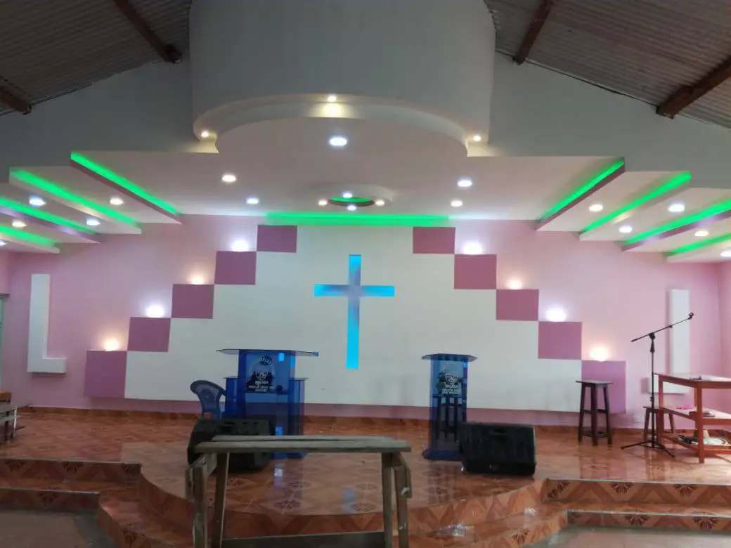 Church Gypsum Interior Design Modern Church Sanctuary Design Ceiling
