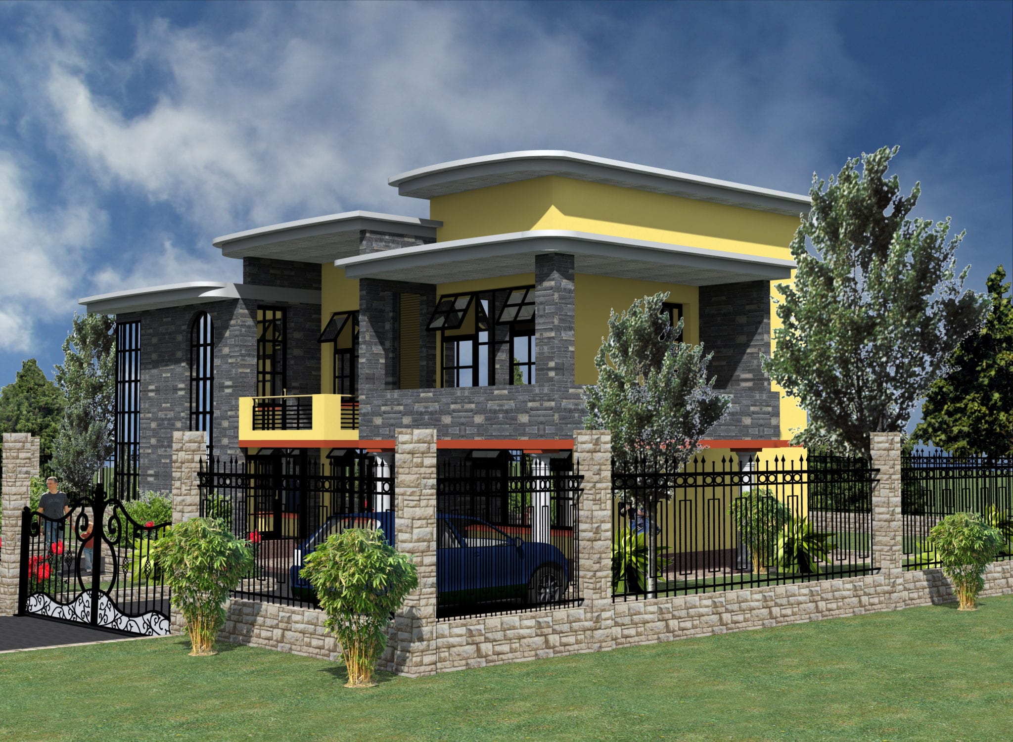 5 Bedroom Modern House Plans With Pictures Hpd Consult