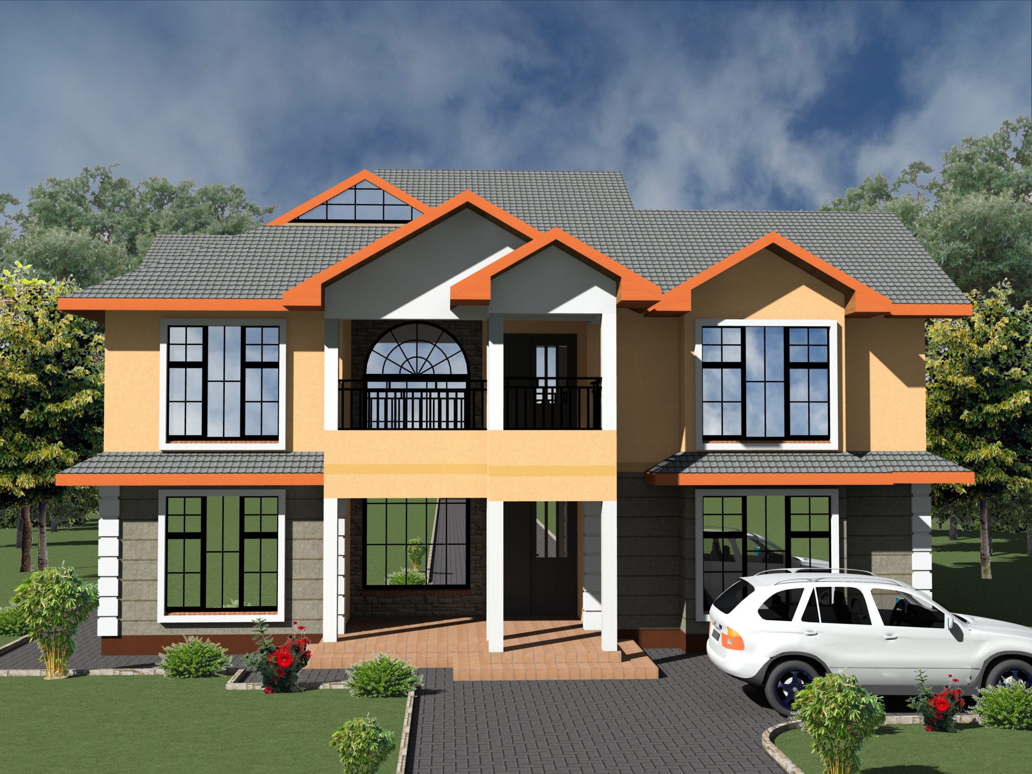 Floor Plan Two Bedroom House Plans In Kenya - Kal-Aragaye