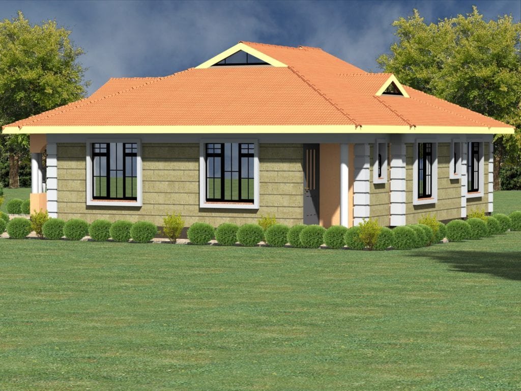 Modern 3 bedroom House Plan Design | HPD Consult