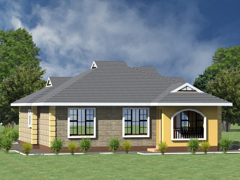 Modern 3 Bedroom House Plan Design | HPD Consult