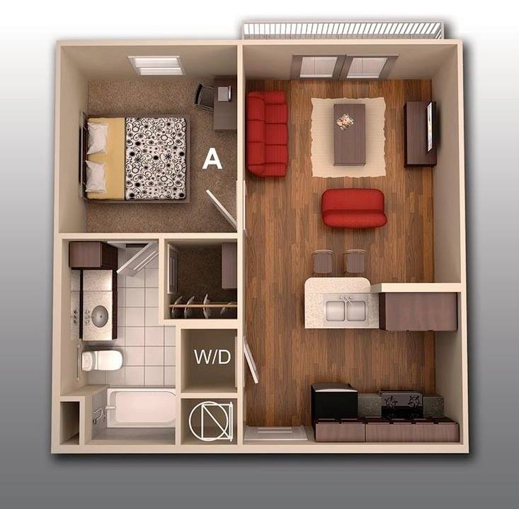 30 Best One Bedroom House Plans Check Here HPD Consult classic-layout-3-bedroom-house-with-separate-self-contained-2-bedroom