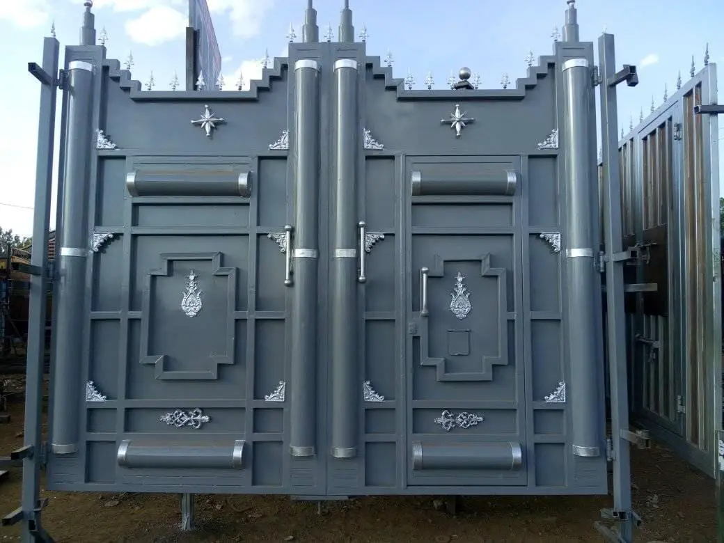 modern steel gate design