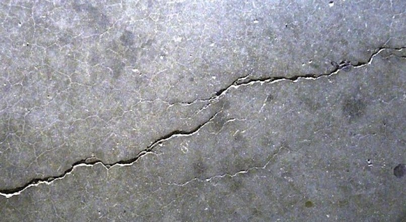 Types of crack in concrete