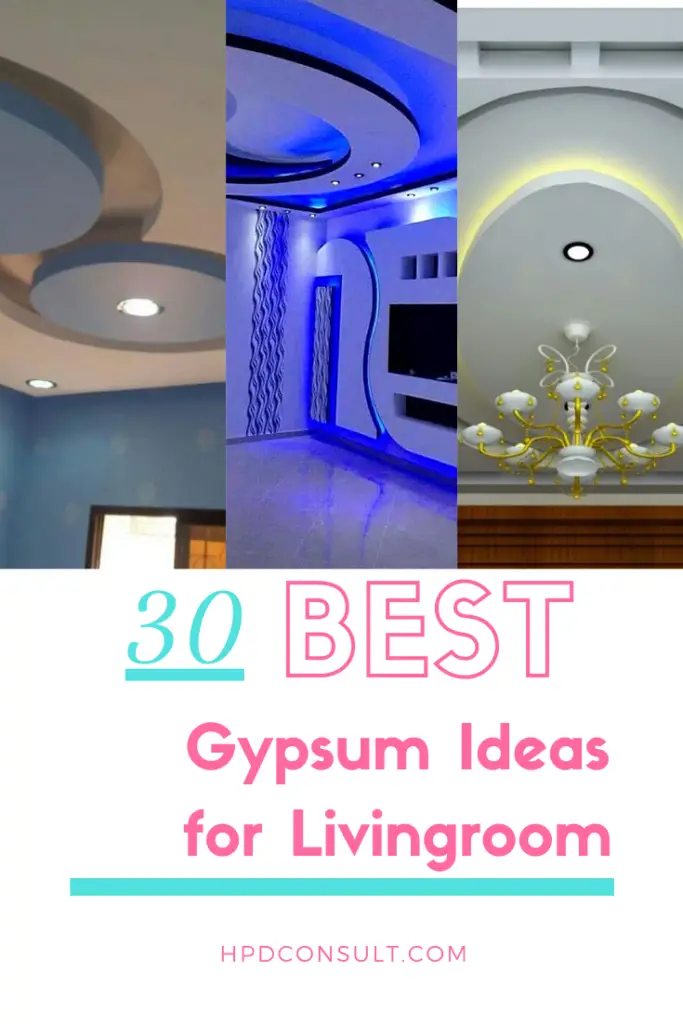 Modern Gypsum Ceiling Designs for Living room
