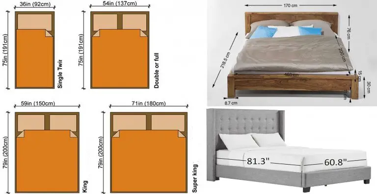 Standard Average Master Bedroom Size, What Is A Standard King Size Bed In Cm